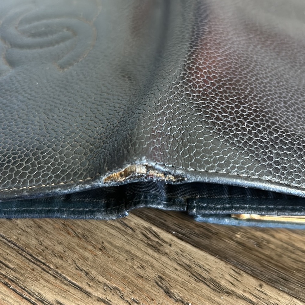 Chanel Vintage Timeless CC French Wallet - Picture 15 of 16